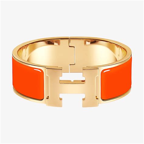 hermes armbånd orange|click h bracelet hermes.